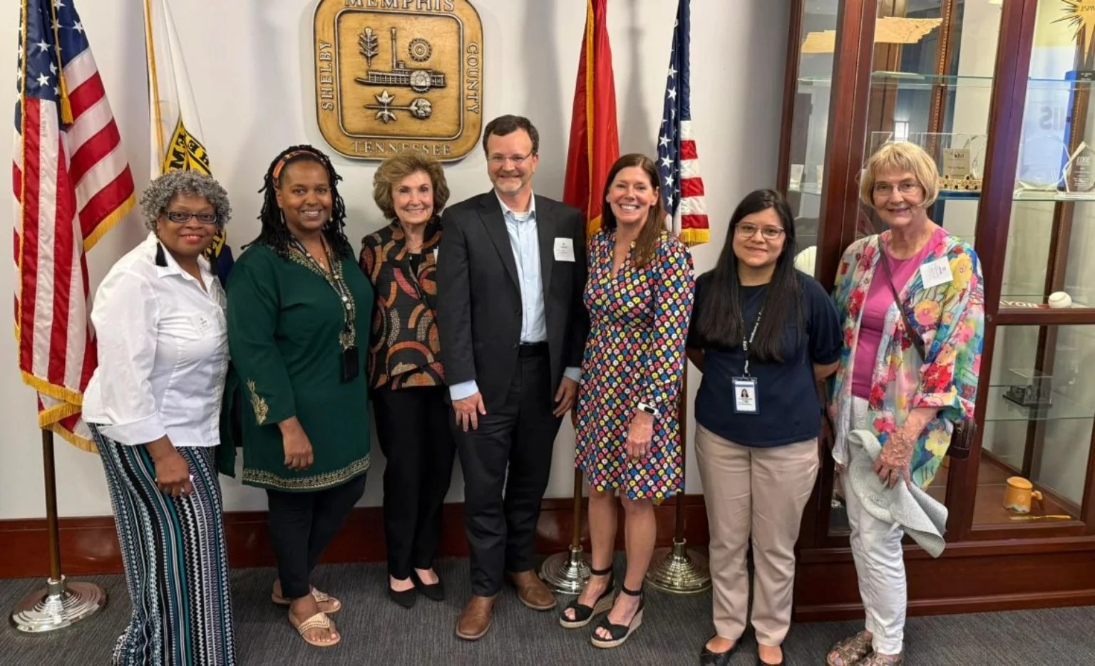 Jason Caplan with community leaders and civic partners in Memphis, Tennessee.