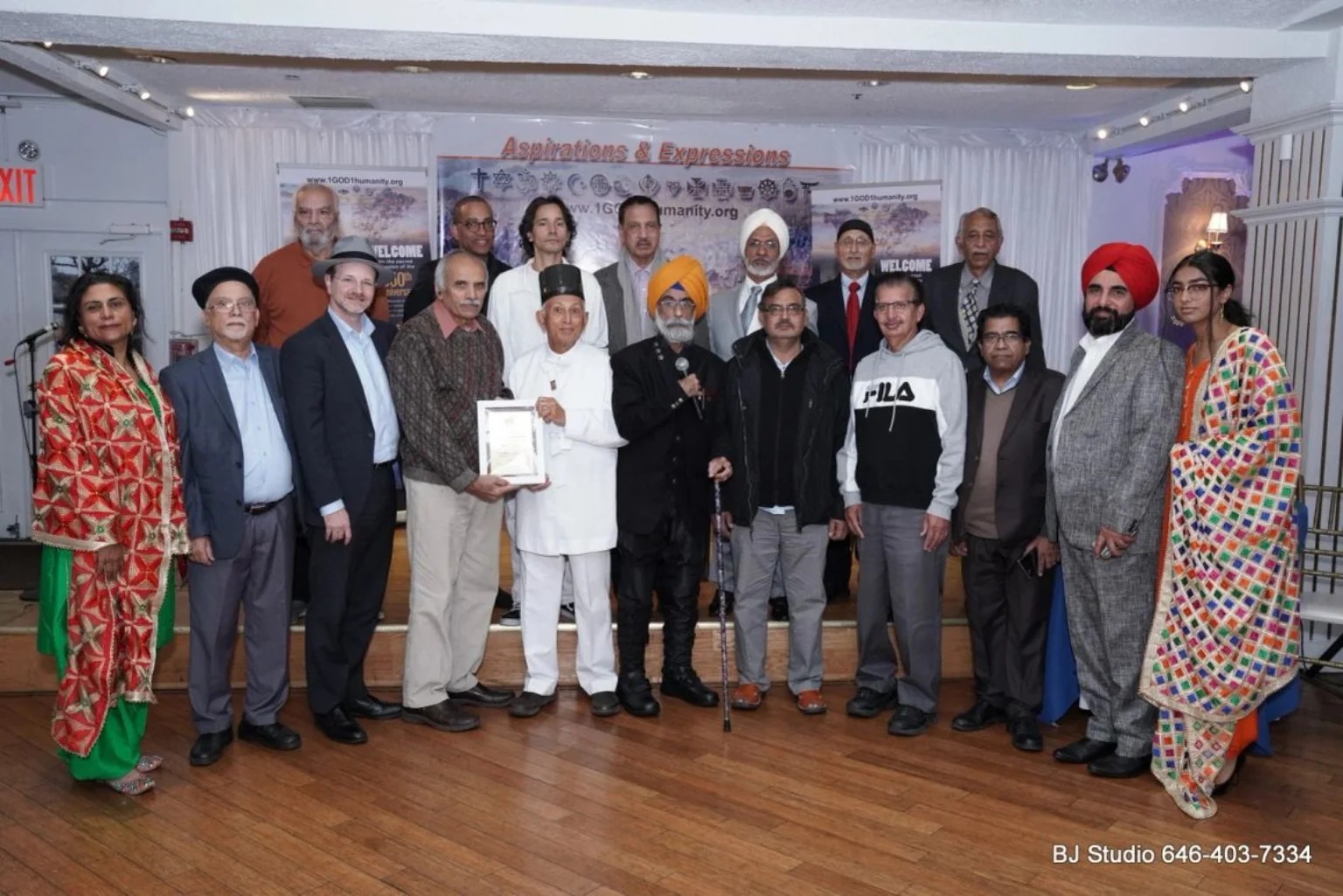 Interfaith leaders, guests, and collaborators at an Aspirations and Expressions gathering in New York.
